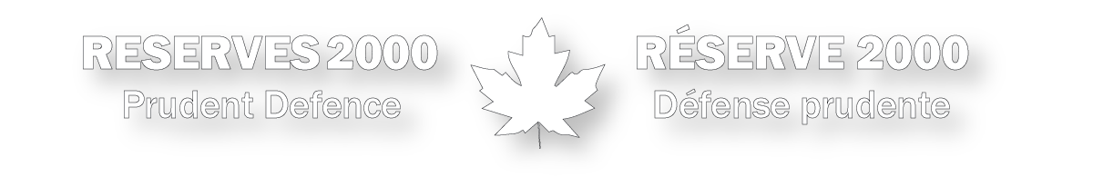 Reserves 2000 – Expand Canada's Army Reserve | Élargissez la réserve de l'armée canadienne
